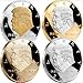 Donald Trump Challenge Coin 2018 - Gold Plated in The Commemorative Collectors Edition Series. Stunning Proof Like Coins. A Michael Zweig Designer Coin for Presidential Mint