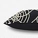 Phantoscope Happy Halloween Embroidery Spider Web Rectangle 100% Cotton Throw Pillow Case Cushion Cover 12 x 20 inches 30cm x 50cm