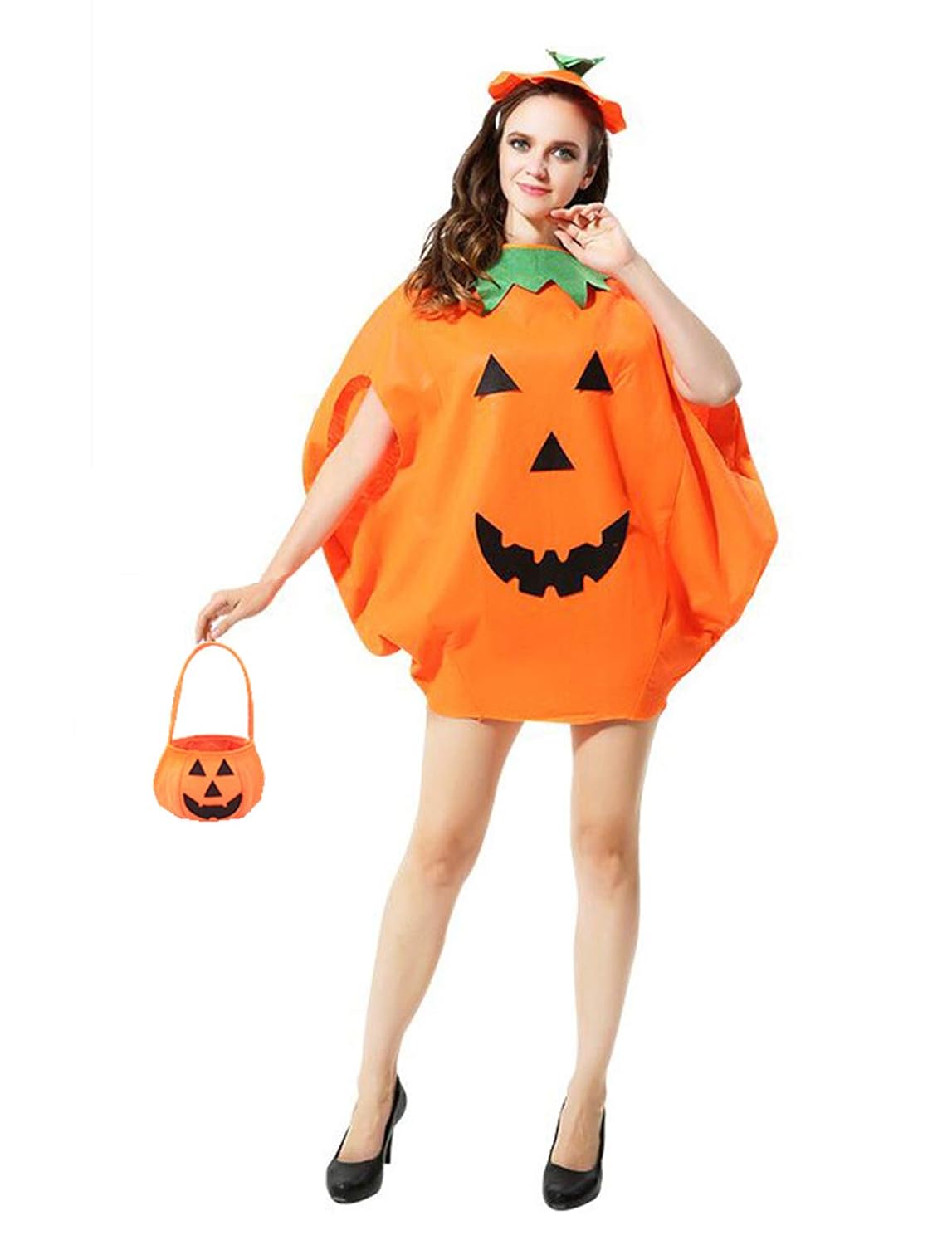 Adult Pumpkin Costume Funny Halloween Costume Unisex Cosplay Party