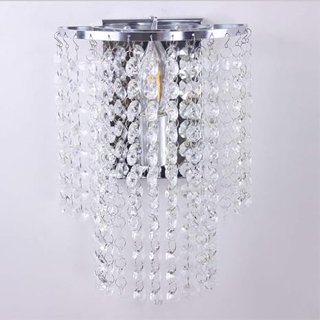 Modern Minimalist Mini Crystal Wall Two Tone Gold Silver