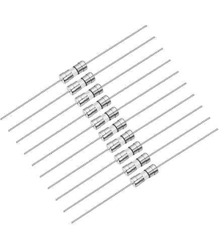 Lot De 10 Fusibles Verre Rapides 5x20mm 10A 250V - Uxcell, Neufs, Pour L'électronique Et L'électricité