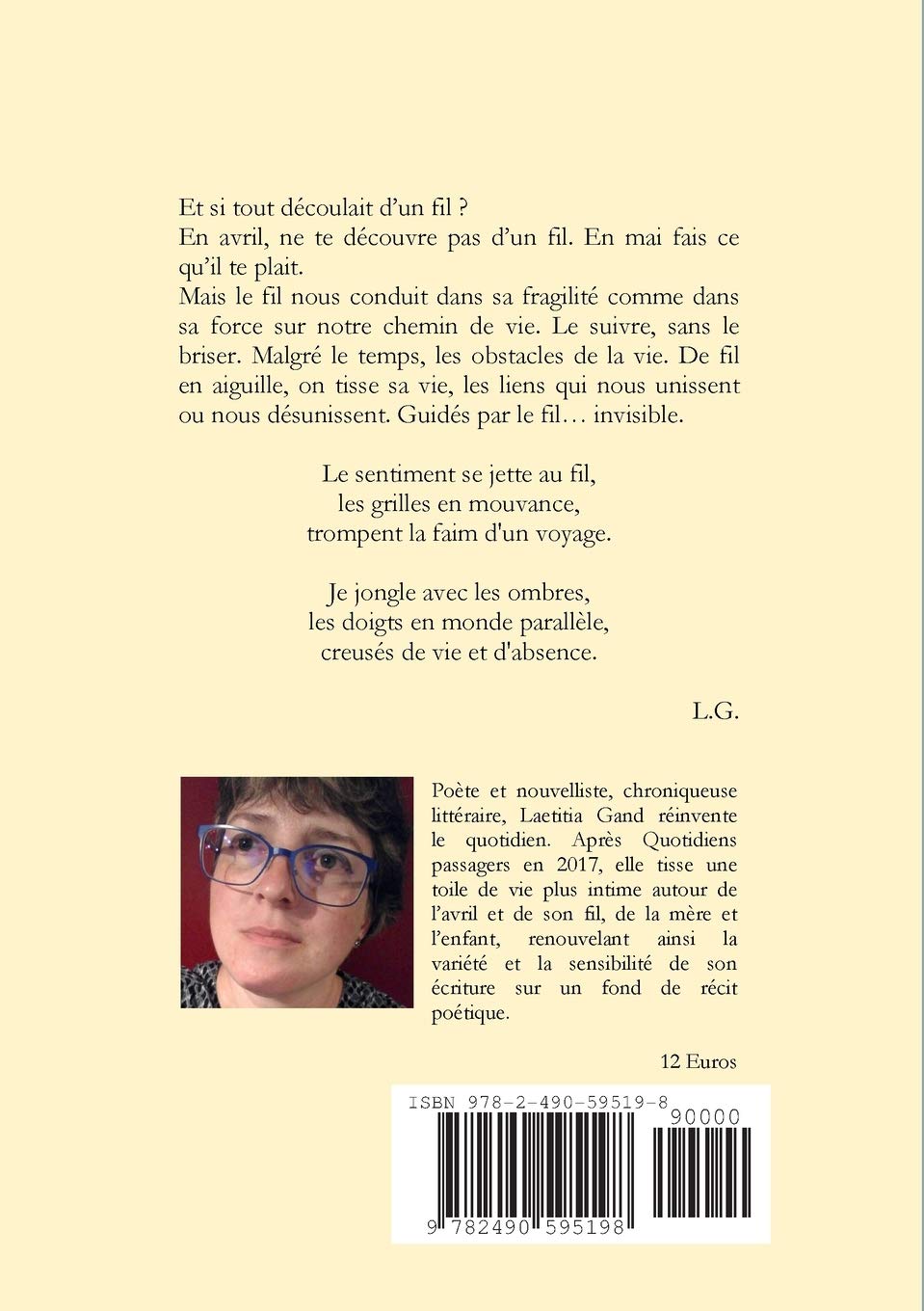 Le Fil D Avril N B French Edition Gand Laetitia Amazon Com Books Le Fil D Avril N B French Edition Gand Laetitia Amazon Com Books