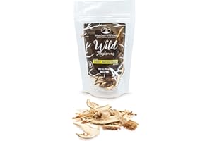 WEST COAST WILD FOODS QUALITY INTEGRITY SUSTAINABILITY West Coast Wild Foods | Dried Wild Mushrooms (Matsutake - Pine, 0.5oz - 14g)