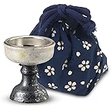 2ジー セレクト 仏椀 マルチ Φ5.4x6.2cm 仏壇用 茶碗 花摘 仏器 有田焼 落とし付 花心小物入付