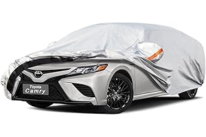 GUNHYI 6 Layers Car Cover Custom Fit Toyota Camry (1991-2025) Waterproof All Weather, Heavy Duty Outdoor Snow Sun Rain Uv Protection (Ships from US Warehouse, Delivery 3-8 Days)