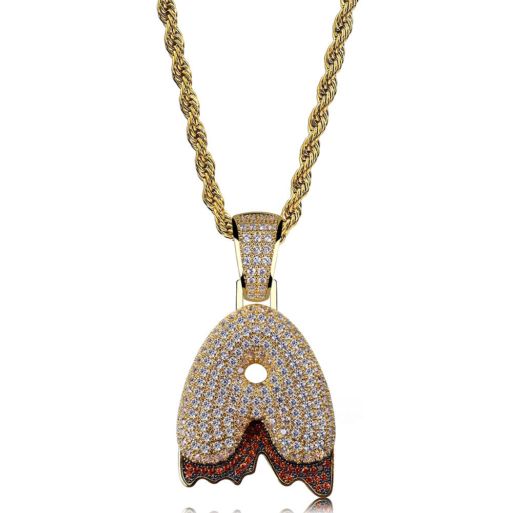 Buy HECHUANG Initial Letter Necklace 