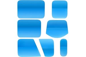 Zanch 7 in 1 PPF Squeegee, Anti-Scratch Rubber Scraper Soft TPU Mini Squeegee, Water Blade Scraper for Paint Protection Film, Vinyl Wrap Tool Kits, Window Tint Tools, Mirror/Window/Household Cleaning