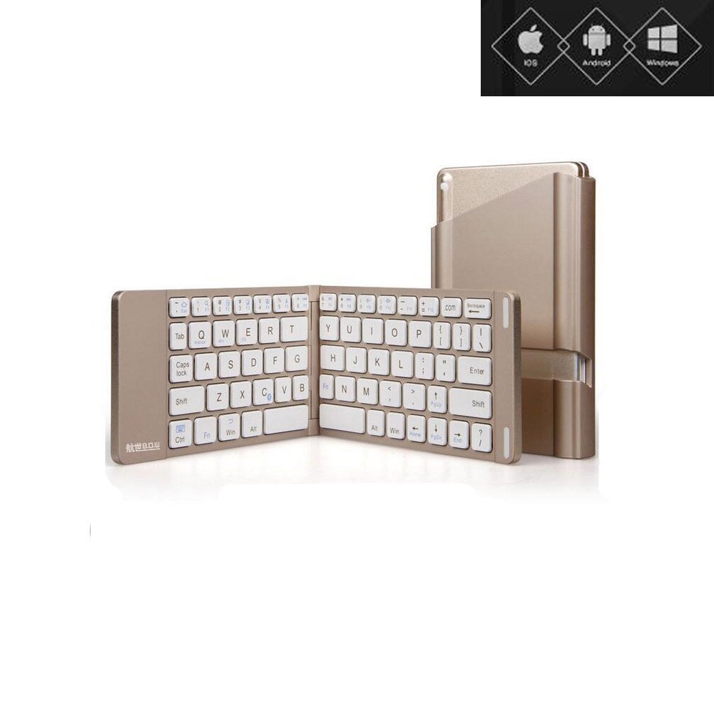 Bow Ultra Slim Wireless Foldable Bluetooth Keyboard For Ios