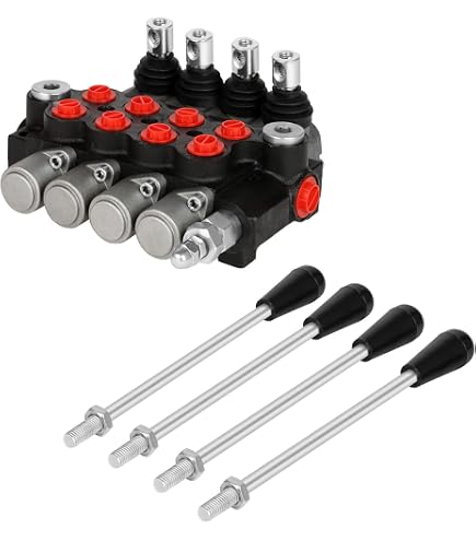 11 GPM 1-Spool Hydraulic Directional Control Valve – 3600 PSI, Monoblock, 1/2" BSPP Ports – Adjustable Relief