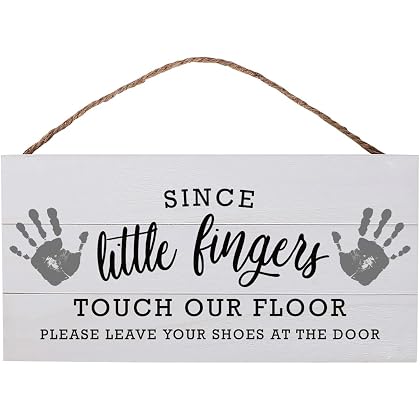 Amazon.com: Unframed Since Little Hands Touch Our Floor Sign, Please Remove  Shoes, Shoes Off Print, No Shoes Door Sign, Take Shoes Off Sign, Family  Decor 8 x 10 Inches Shimmer Art Paper :