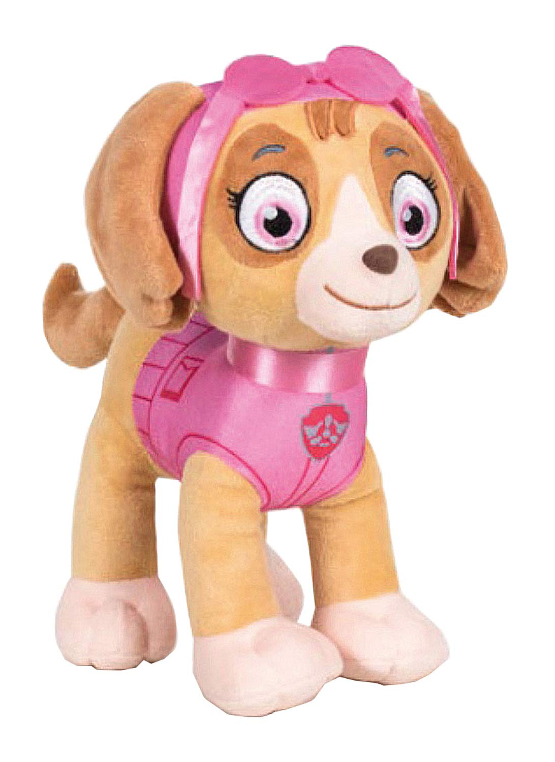 PAW PATROL p:os 31824 Plush Toy Skye, Soft Doll Approx. 19 cm Tall, Suitable for Toddlers, Wonderfully Soft, Doll for Cuddling and Loving