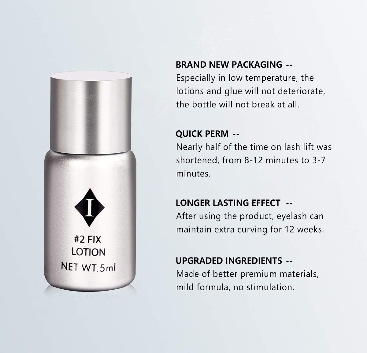 ICONSIGN 3-7 Mins Qucik Perm Lash Lift Kit, Eyelash Perm Kit, Professional Quality Lash Lift, Semi-Permanent Curling Perming Wave, Lotion & Liquid Set