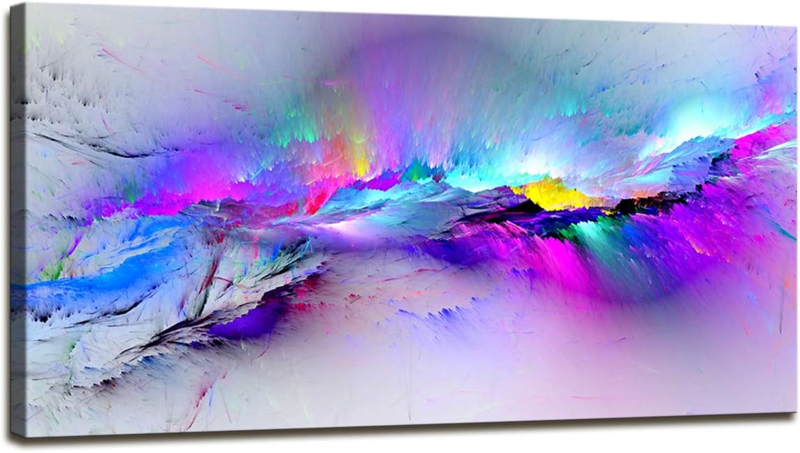 DZL Art A72350 Canvas Wall Art Abstract Paintings Canvas Prints for Office Wall and Home Decor 20" x 40"