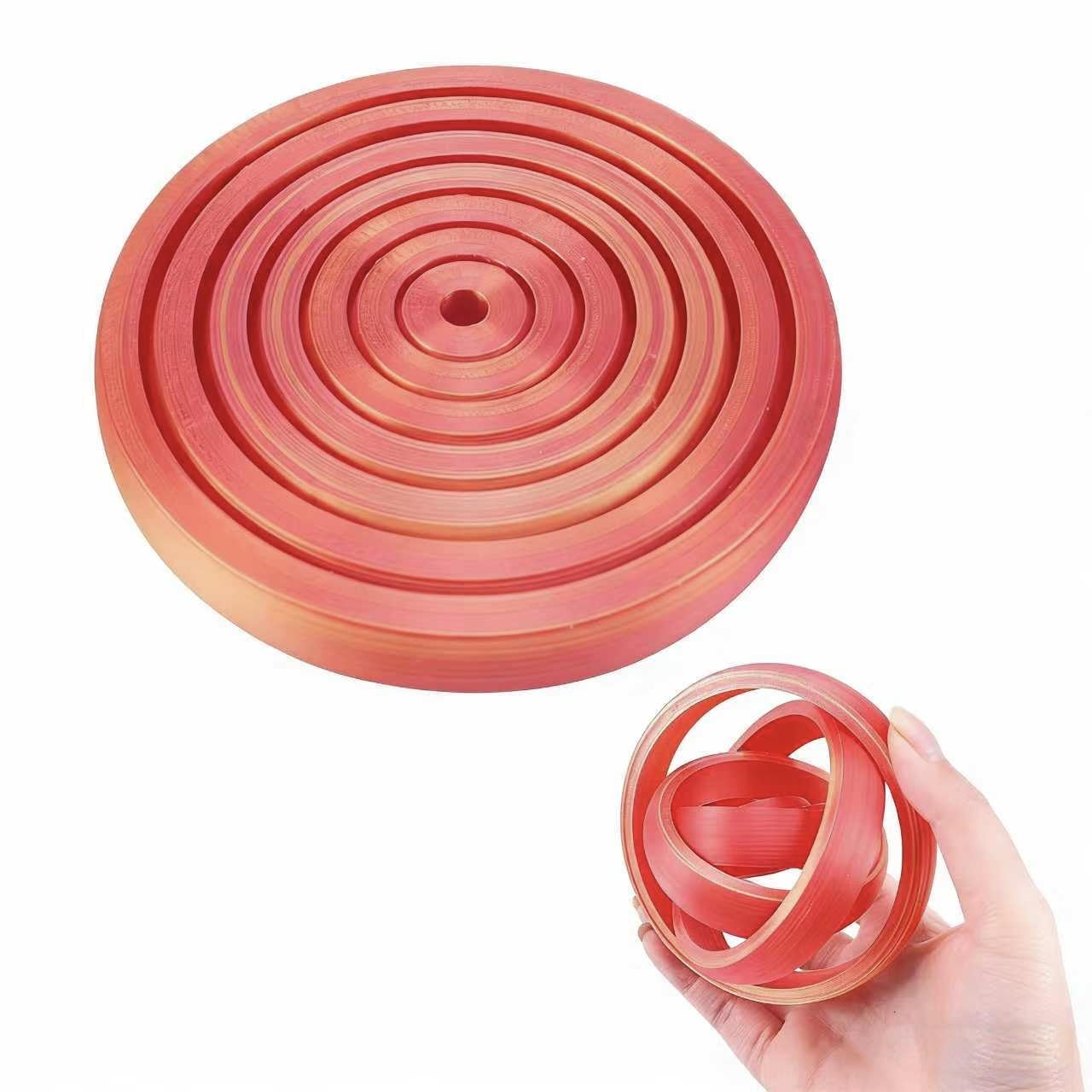 3D Printed Fidget Toy for Adults – Ultimate Stress Relief Spinner with 360° Rotation – Perfect Anxiety Relief Desktop Sensory Toys for Office Home & Travel Use – Durable PLA Material