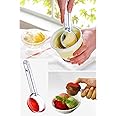 Push & Serve ICE Cream Scoop -Easy Release, Frozen Desserts, Cookie Dough, Rice, Meatballs, Silicone Push, BPA Free (1)