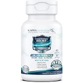 KAPPA NUTRITION Constipation Relief Supplement &ndash; Gentle Colon Cleanse for Regularity &amp; Gut Health &ndash; Non-Habit Forming Formula with Fiber, Herbs &amp; Probiotics (60 Count)