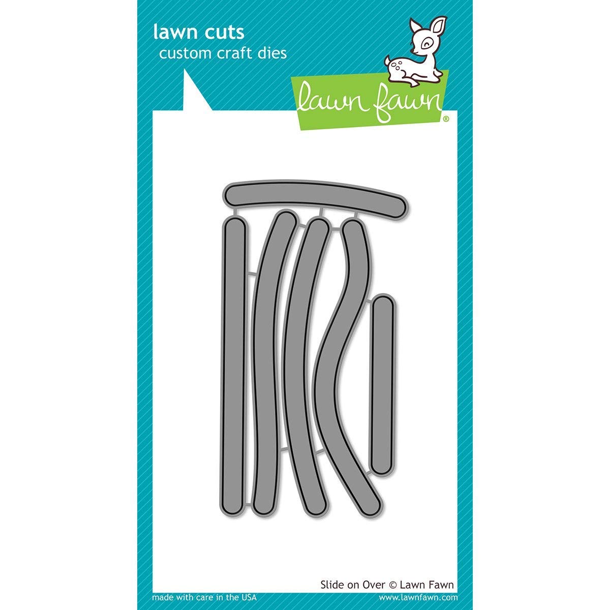 Lawn Fawn Cuts Slide On Over Universal Custom Craft Cutting Dies LF1202