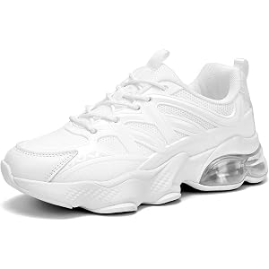 Womens Walking Running Shoes Air Cushion Tennis Sneakers Fashion Breathable Basketball Sport Gym Fitness Cross Trainers