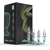 STIGMA Aquamarine Knight Tattoo Cartridge Needles #12(5RL) 50Pcs 0.35mm Standard Disposable Tattoo Needles Cartridges with Membrane Round Liner EN02B-50-1205RL