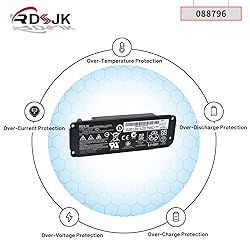 RDSJK 088796 088789 088772 Battery Replacement for
