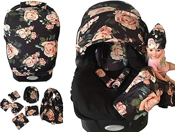 infant girl car seat