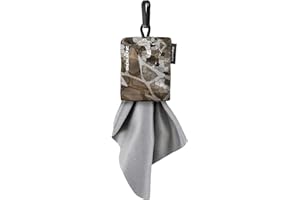 SPUDZ Ultra | Microfiber Cloth Screen Cleaner and Lens Cleaner | Closable Bottom | Vanish Tan | 10 x 10 Inches