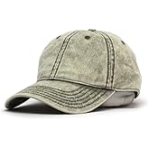 The Vintage Year Snow Washed Cotton Twill Low Profile Adjustable Baseball Cap
