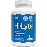 Hi-Lyte Unflavored Electrolyte Capsules - Hydration Support Supplement Tablets - Sodium, Potassium, Magnesium - 100 Servings