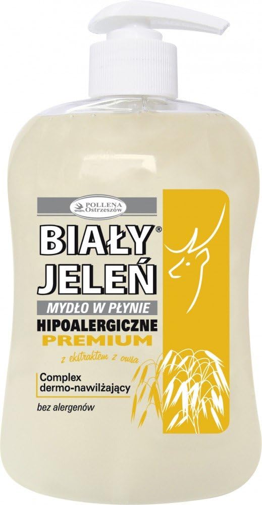 BIALY JELEN PREMIUM - Liquid soap with oats extract - 300ml by BIALY JELEN