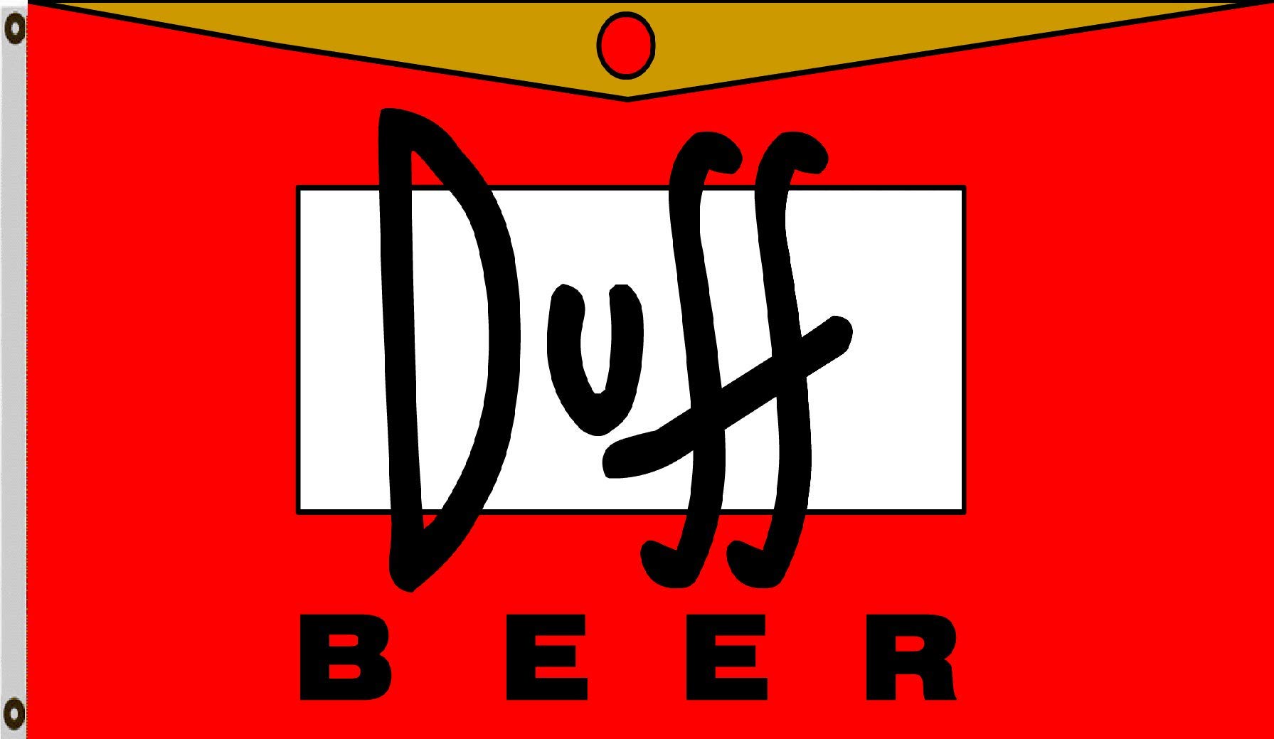 Astany Duff Beer The Simpsons Homer Bart Moe's 3X5FT Banner Flag Novel