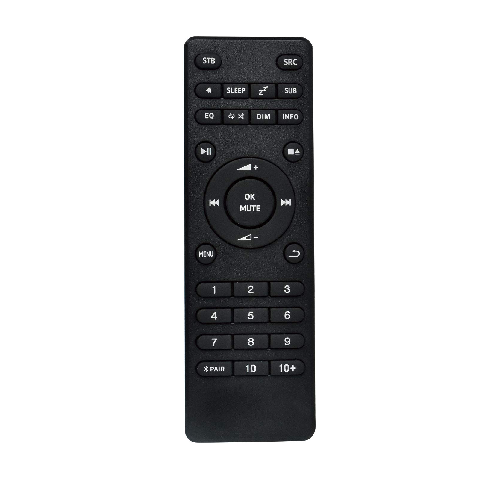 LEMEGA Audio Radio Speaker Replace Remote Control For M3P,M5P,MSY2,MSY3,MSY5 (Black)