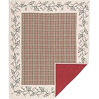 VHC Brands Seasonal Decor Hollis White Quilted Throw