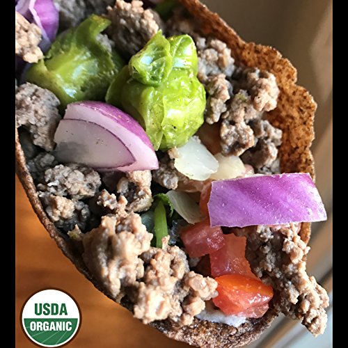 Paleo Thin Wrap USDA Organic (49 Individual Wraps) (Gluten-Free & Low Net Carbs) VeganⓋ