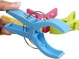 URAQT Beach Towel Clips 12 Pcs Large Cloth Pegs for Sunbeds Pool Chairs view 7