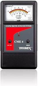 Tramex CME4 Tramex Non Destructive Concrete Moisture Meter Encounter 4, Measuring Range: 2-6% H2O
