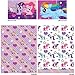 My Little Pony 4pc Twin Comforter and Sheet Set Bedding Collection Purple Pink
