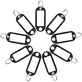 Uniclife 40 Pieces Key Tags 2 Inch Soft Plastic Key