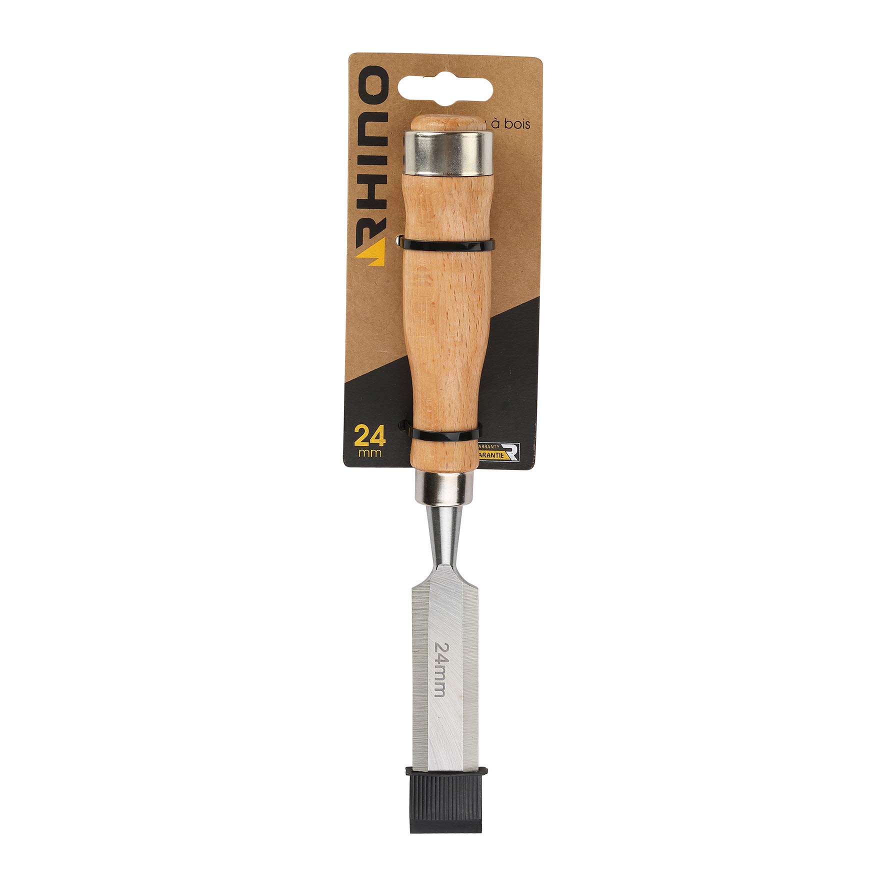 Rhino 43032 24 mm Carving Chisel, Gouge Tools for Woodwork, Width 24 mm, Allows You to Perform All Types of Nicks, adjustments on Wood, NC