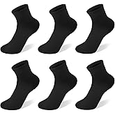COZYOFFI Kids Socks Crew Length: Athletic Cotton Soft for Sports & School - Boys Girls 3-15 Years Old (6 Pack)