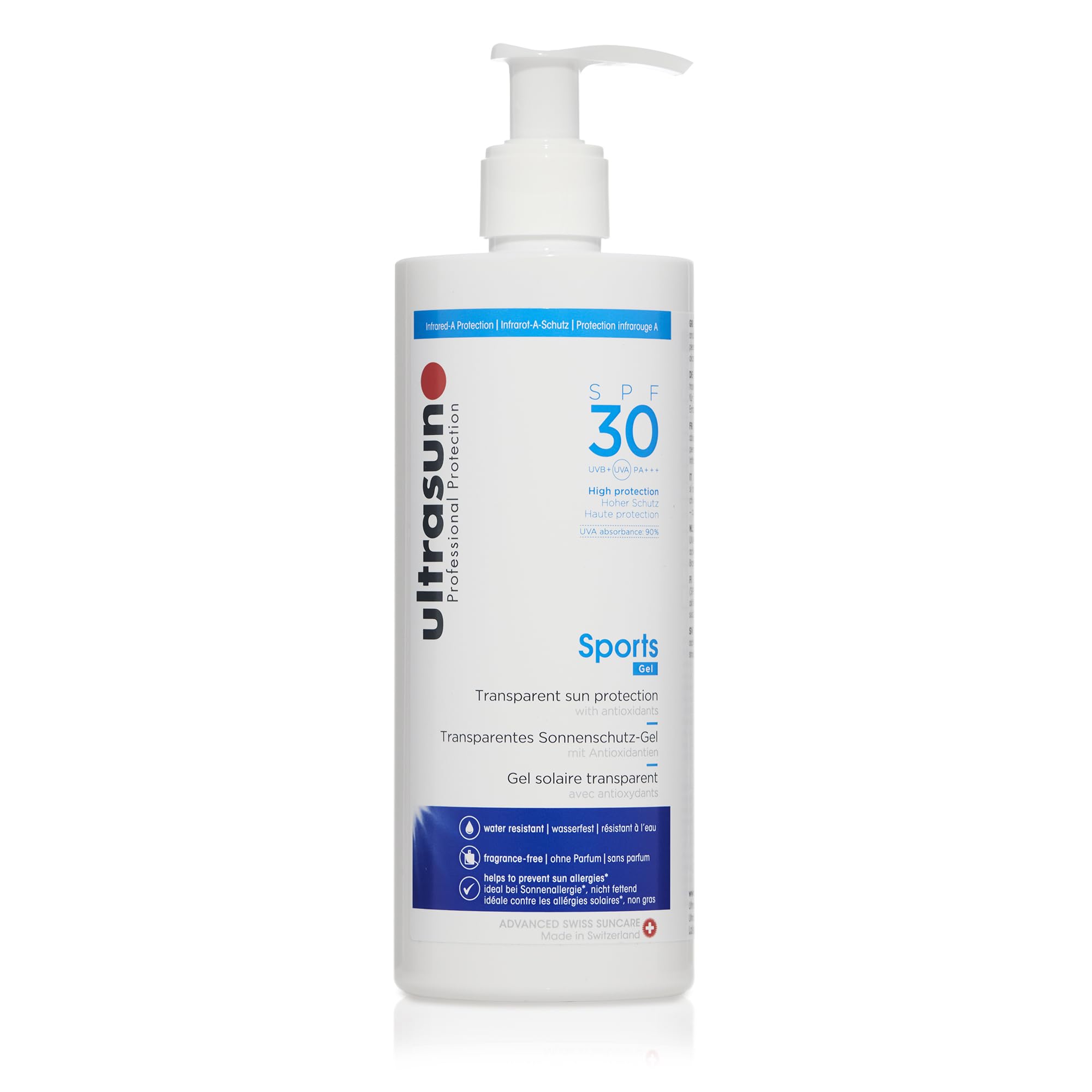 Ultrasun Sports Gel SPF30 400ml