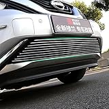 Kust zw5072w Car Front Bumper Grille Molding Cover Trim For 2015/16 Murano Nissan (Pack of 1 Piece Aluminium Alloy Chrome Trims Fit for Bumper Grille Installed Size)
