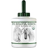 The Soleful Equine Hoof Oil, Horse Hoof White Line, Thrush, Abscesses, Overall Hoof Strength, Growth, Hoof Conditioning Rehydration. Certified Organic - Professionally Designed and Developed