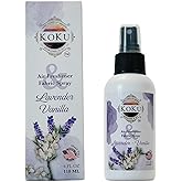 Lavender Vanilla Air Freshener - Room Spray - Odor Eliminator - Deodorizer - Car Air Freshener - Home Spray - Linen Spray - Fabric Refresher - None Toxic - Alcohol Free - Made in USA (4 Oz)