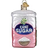 Old World Christmas Bag of Sugar Glass Blown Ornament for Christmas Tree, Handcrafted Holiday Decoration, Food Collection