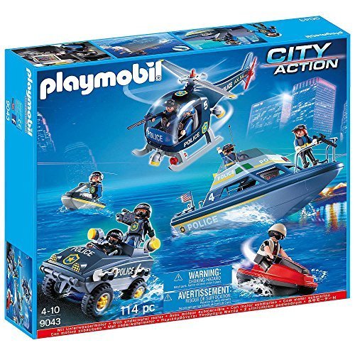 Playmobil City Action Police Tactical Unit Set 9043