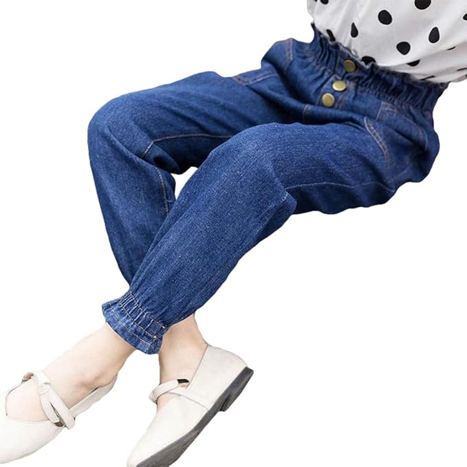 little girl high waisted jeans