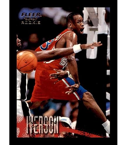 Amazon.com: 1996-97 Topps Basketball #171 Allen Iverson