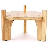 Drink Dispenser,Beverage Dispenser And Water Dispenser Stand. Fit Max 9.3 Inch Diameter - Natural Bamboo Wood