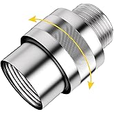 G-Promise Metal Shower Head Shut Off Valve, Flow Control Valve | Solid Brass Built to Last, Precision Flow Control, Universal Fit, Easy Install, Shower Valve for RV and Handheld