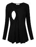 MissQee Maternity Nursing Tops Long Sleeve